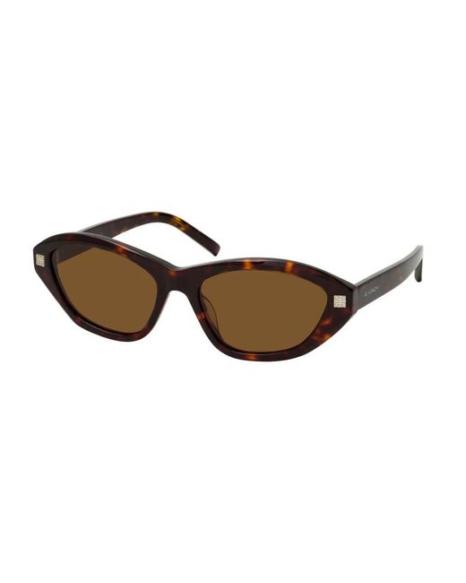 Givenchy Brown Rectangular Frame Sunglasses