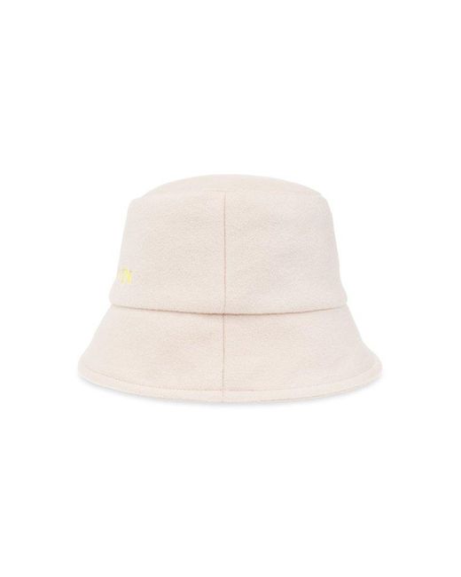 Lanvin Natural Wool Bucket Hat,