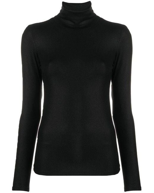 Majestic Filatures Black Turtleneck Sweater