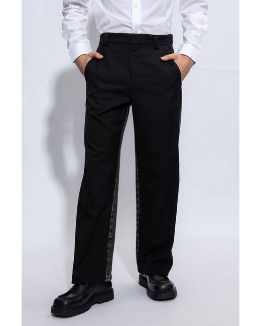 DIESEL Black P-Wire-A Trousers for men