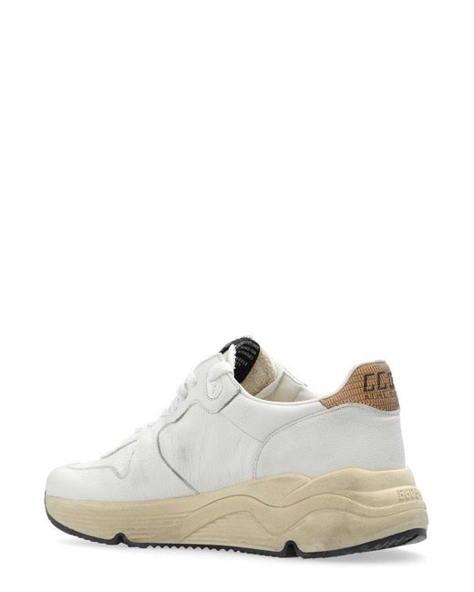 Golden Goose Deluxe Brand White 'running' Sports Shoes,