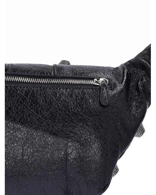 Balenciaga Black Cagole Medium Belt Bag for men