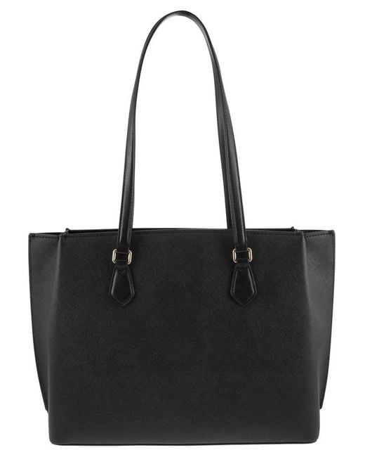 Michael Kors Black Ruby Large Saffiano Leather Tote Bag