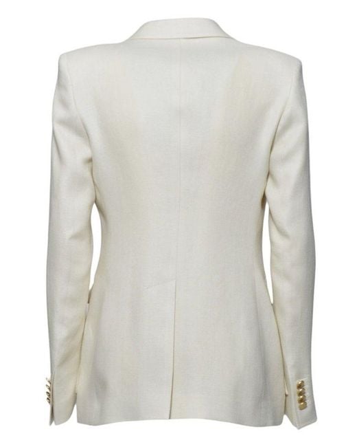 Tagliatore Gray Double-Breasted Tailored Blazer