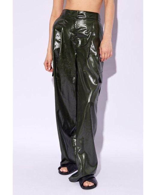 Emporio Armani Green Trousers From The 'Sustainability' Collection