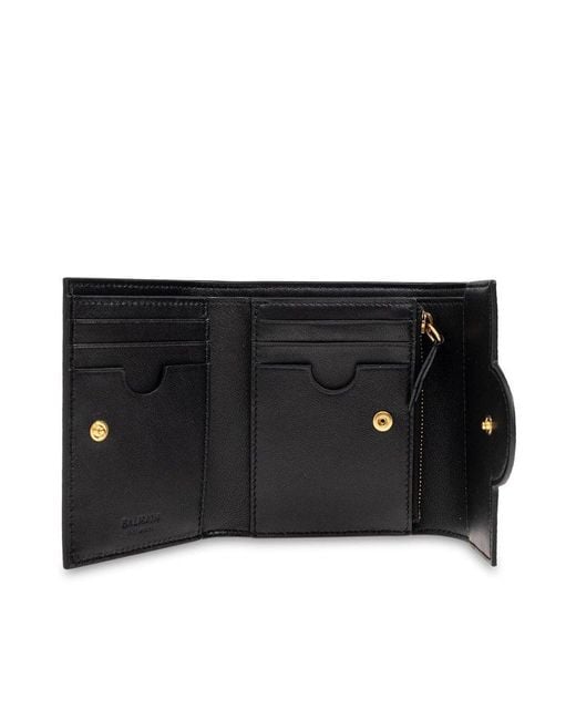 Balmain Black B Buzz 23 Wallet for men