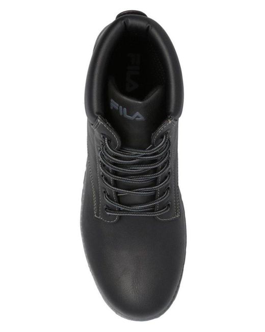 Fila Maverick Lace-up Ankle Boots in Black for Men | Lyst