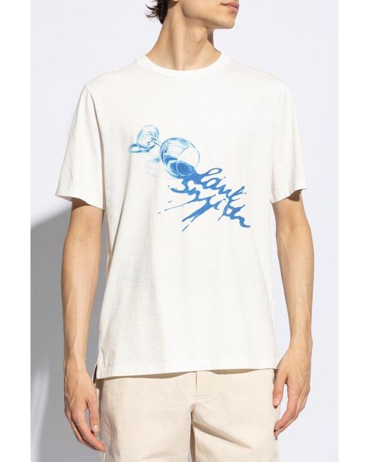 Paul Smith White T-shirt With Print, for men