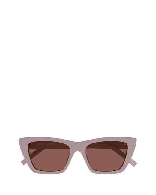 Saint Laurent Pink Sl 276 Mica Cat-eye Sunglasses