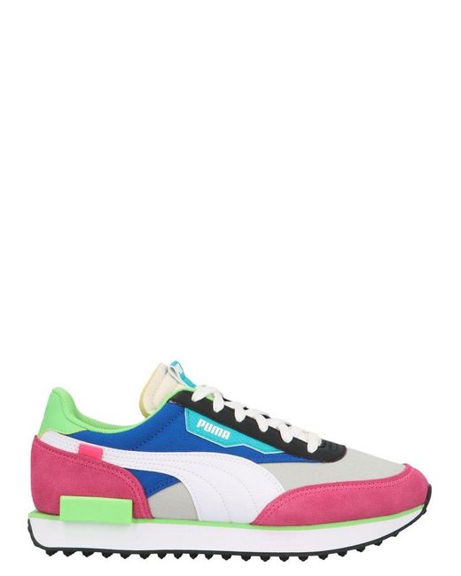 PUMA Blue Color Other Materials Sneakers