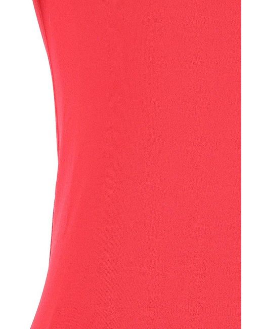 Bottega Veneta Red Turtleneck Long-sleeve Top