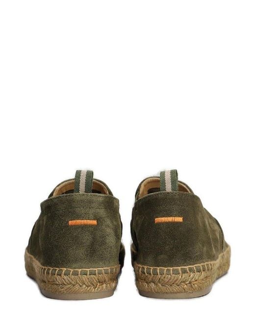 Castaner Green Joel Slip On Espadrilles for men