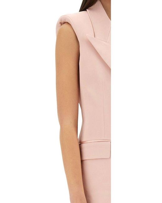 Nina Ricci Pink Double Breasted Vest Jacket