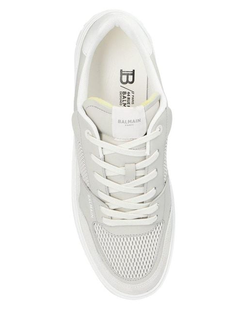 Balmain White 'b-court' Sneakers, for men