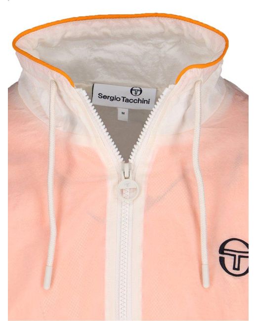 Sergio Tacchini Pink Checkerboard Track Jacket for men