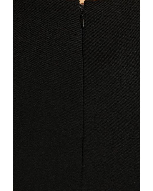 Balenciaga Black Skirt With Back Slit