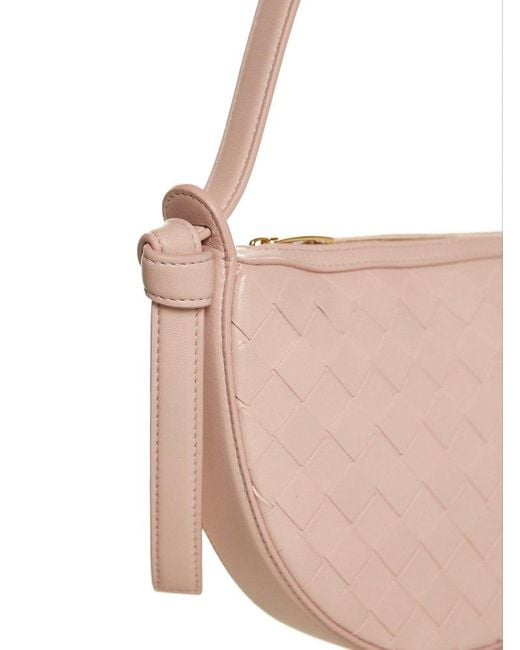 Bottega Veneta Pink Lamb Leather Handbag Unica