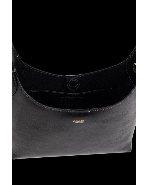 COACH Black Brooklyn 23 Handbag