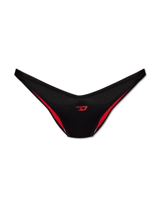 DIESEL Black ‘Bfpn-Punchy-X’ Swimsuit Bottom