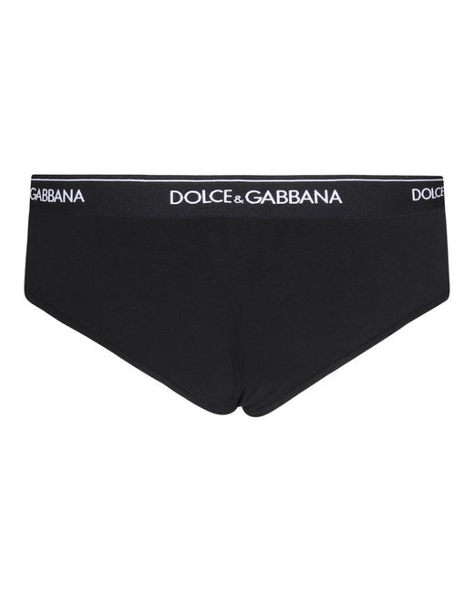 Dolce & Gabbana Black Logo Printed Band Underwear for men