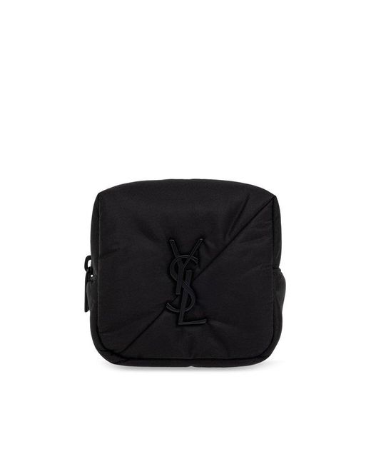 Saint Laurent Black Jamie Logo Plaque Cube for men