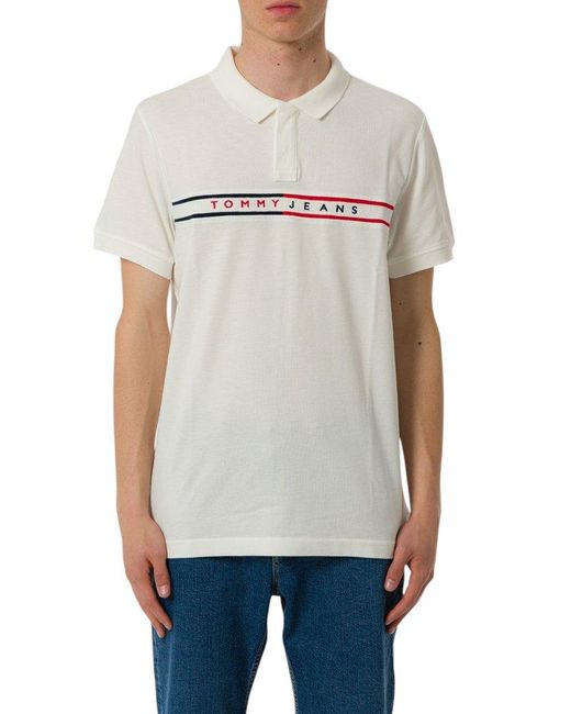 Tommy Hilfiger Gray Short-Sleeved Polo Shirt for men