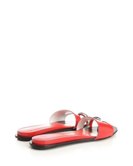 Tory Burch Pink Pierced Slides