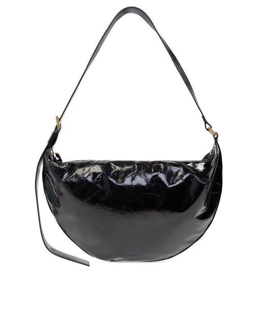 AllSaints Black Bag Half Moon