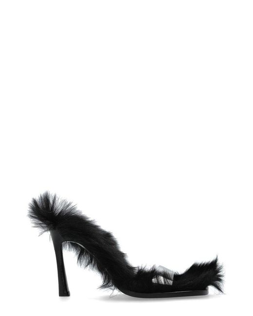 The Attico Black Mia Mules