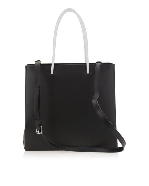 Moschino Black Logo Lettering Tote Bag