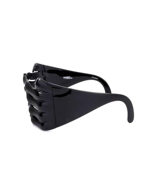Linda Farrow Black X Jeremy Scott Hands Frame Sunglasses