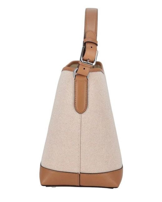 Ralph Lauren Natural Medium Witley Bucket Bag