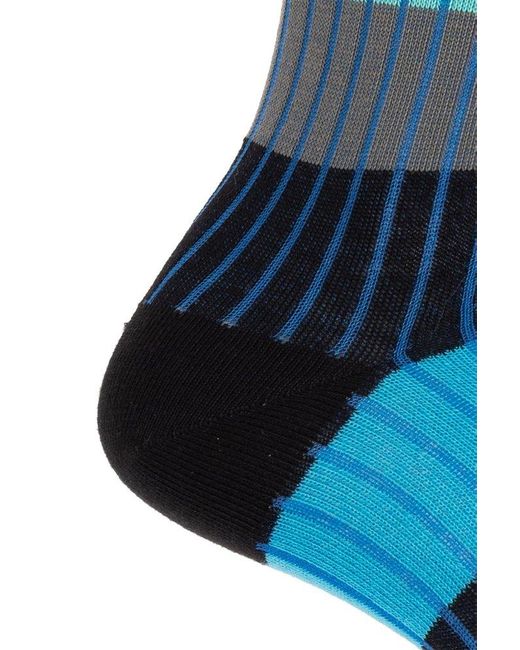 Paul Smith Blue Cotton Socks, for men