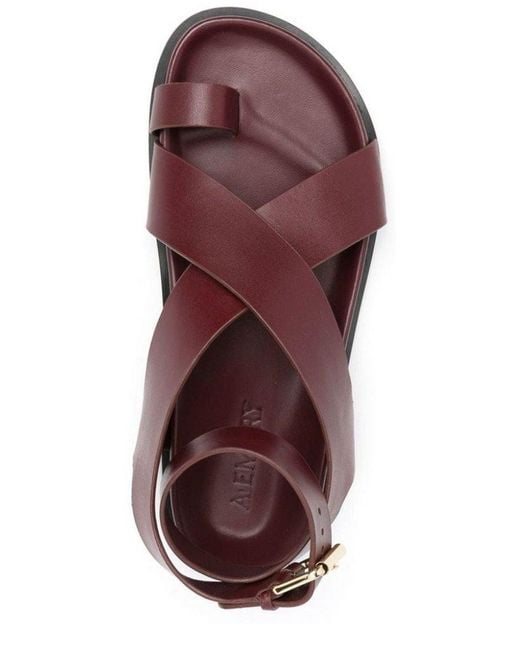 A.Emery Brown Jalen Crossover Detail Sandals