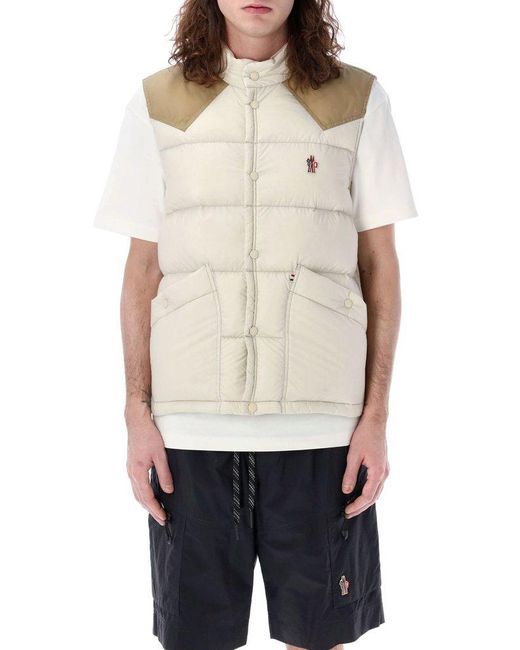 Moncler Natural Outwear Waistcoats for men