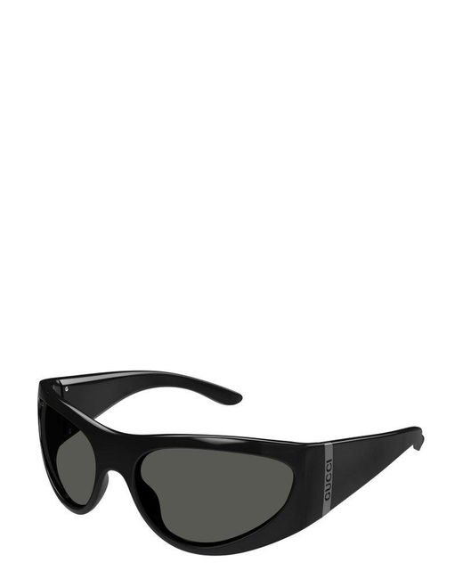 Gucci Black Cat-eye Frame Sunglasses for men
