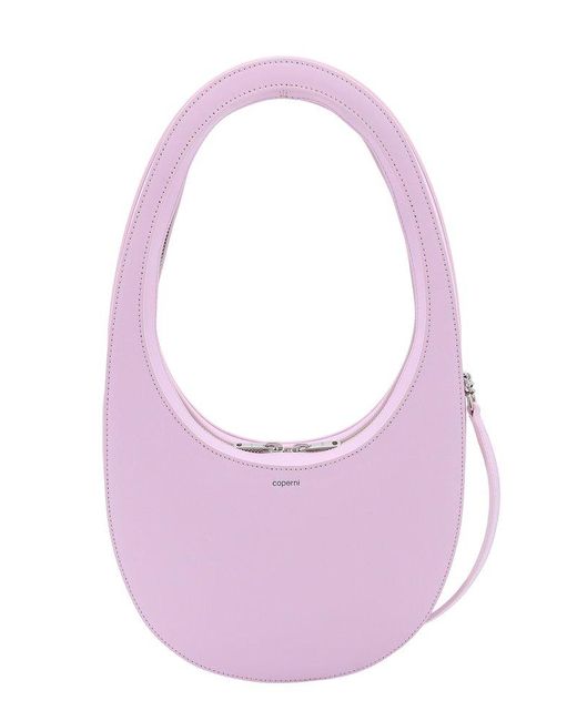 Coperni Pink Swipe Zip-up Crossbody Bag