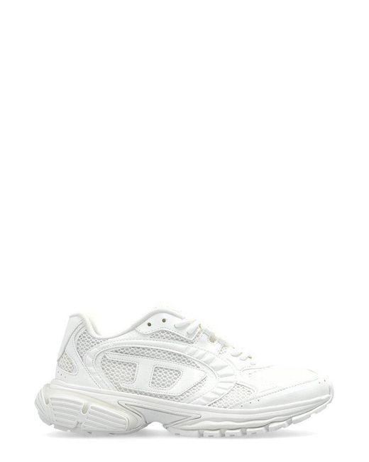 DIESEL White S-Pro-V-Dense Lace-Up Sneakers