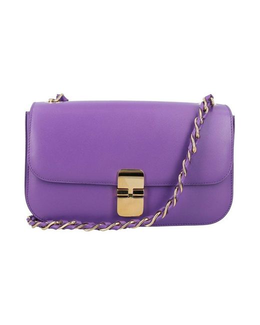 A.P.C. Purple Grace Baguette Chaine Bag