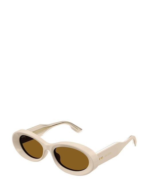 Gucci Multicolor Oval Frame Sunglasses