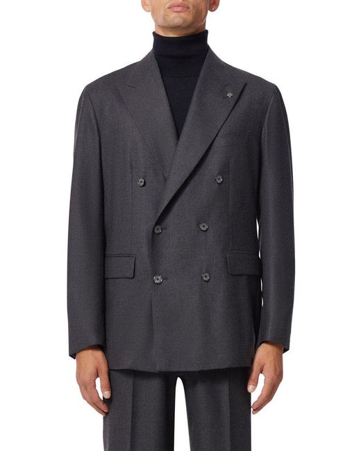 Tagliatore Blue Wool Suit for men