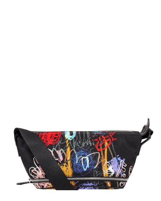 Fendi Multicolor X Noel Fielding Abstract Printed Belt Bag for men