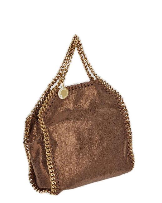 Stella McCartney Brown Falabella Tiny Tote Bag