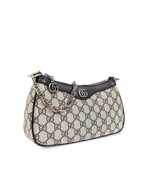 Gucci Gray Ophidia GG Small Handbag