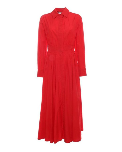 Max Mara Studio Red Carbone Dress