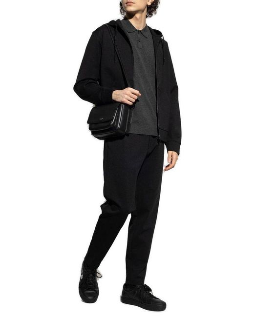 Theory Black Loose-Fitting Trousers for men