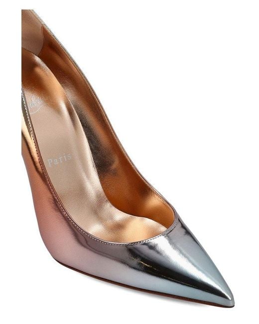 Christian Louboutin Brown Kate Pointed Toe Pumps