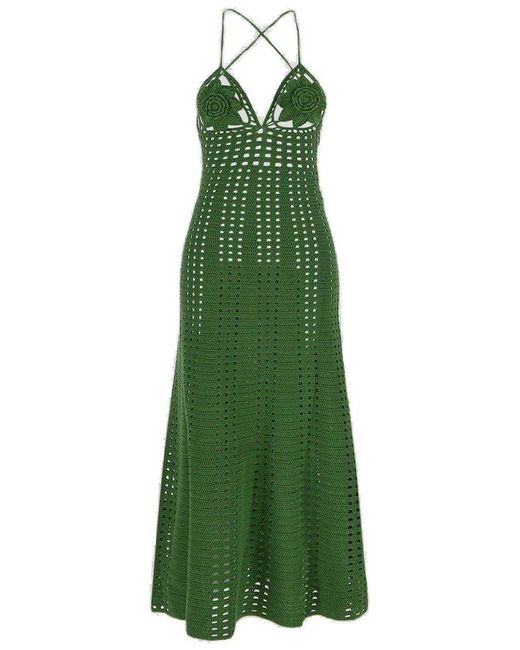 Cult Gaia Green Mercedes Dress