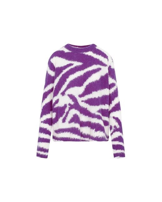 Dries Van Noten Purple Sweater
