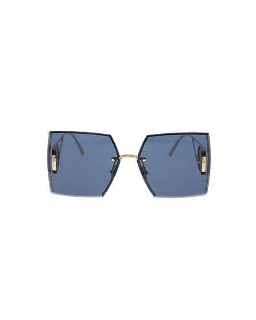 Dior Blue 30montaigne S7u Square Sunglasses